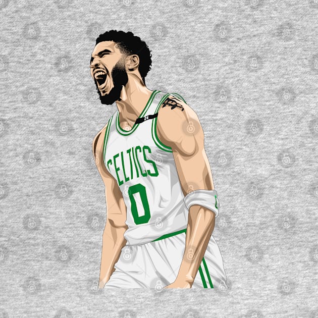 Jayson Tatum Boston Celtics by knnthmrctn